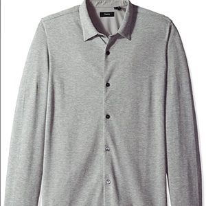 Theory long sleeve knit shirt